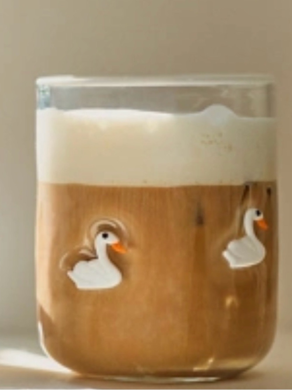Anthroplogie Swan Icon Juice Glass NIB
